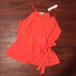 Paper Crane Wrap Top